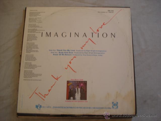 Discos de vinilo: Imagination Thank You My Love - Foto 2