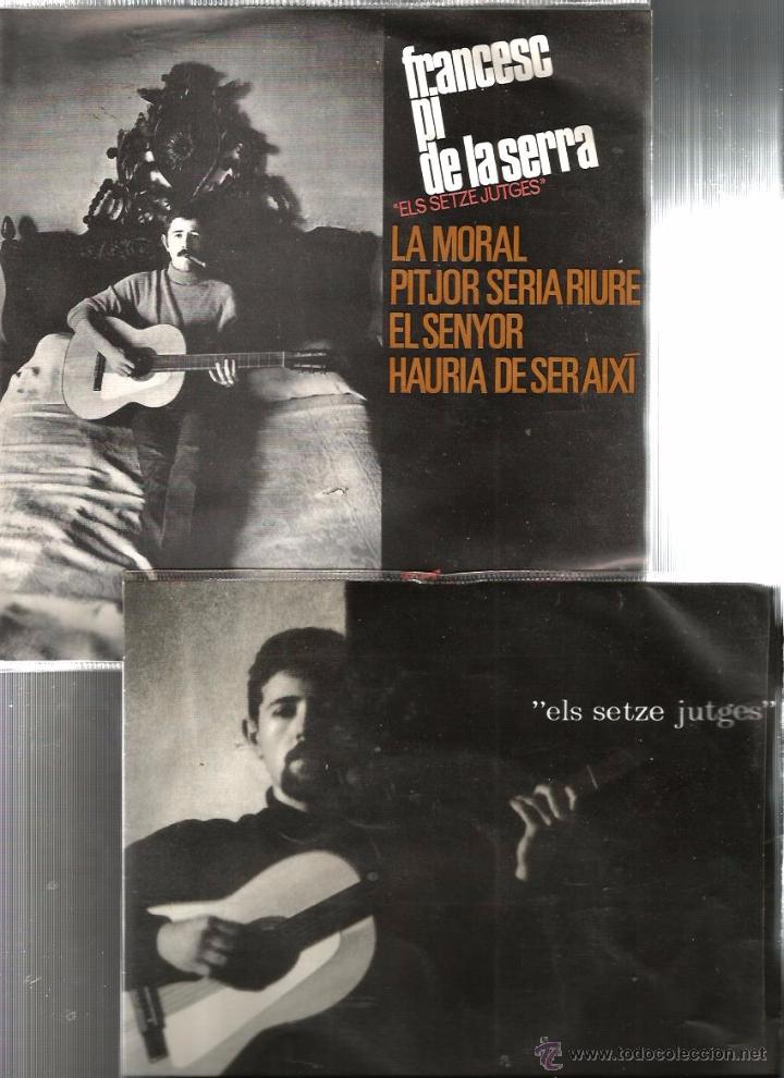 Discos de vinilo: 2 EP&acute;S DE FRANCESC PI DE LA SERRA - Foto 1