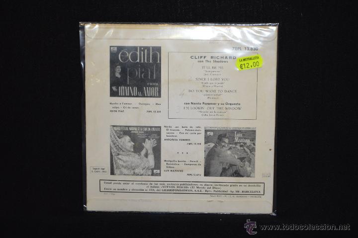 Discos de vinilo: CLIFF RICHARD - IT&acute;LL BE ME +3 - EP - Foto 2