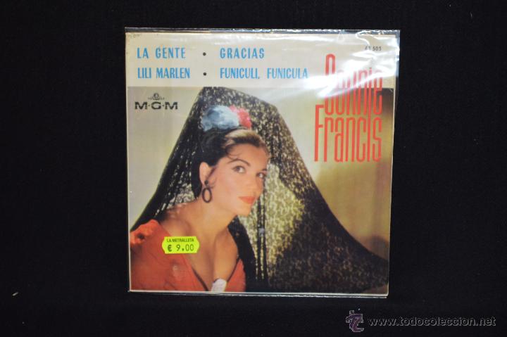 Discos de vinilo: CONNIE FRANCIS - LA GENTE +3 - EP - Foto 1