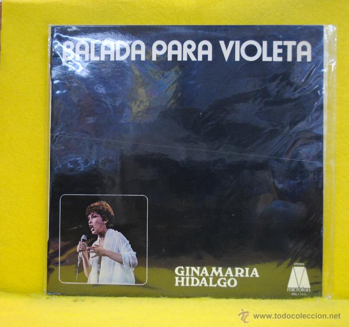 Vinyl records: GINA MARIA HIDALGO - BALADA PARA VIOLETA - LP
