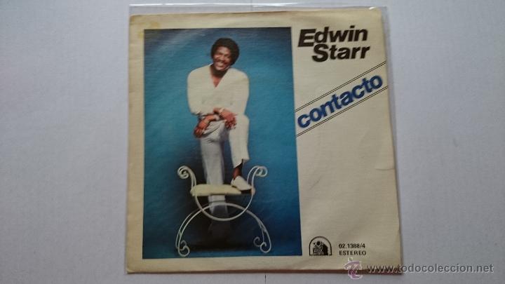 Discos de vinilo: EDWIN STARR - CONTACT / DONT WASTE YOUR TIME (1978) - Foto 1
