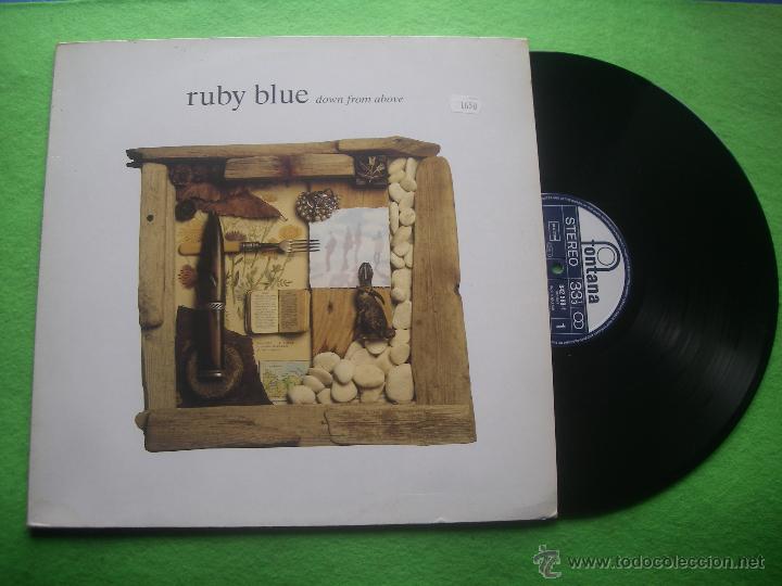 Discos de vinilo: RUBY BLUE DOWN FROM ABOVE LP HOLANDA 1990  PDELUXE - Foto 1