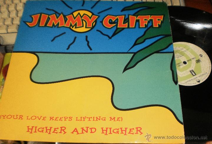 Discos de vinilo: jimmy cliff maxi higher and higher.1994 - Foto 1