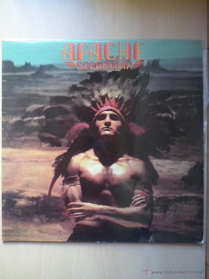Discos de vinilo: apache- sobrevivir- lp epic 1979 - Foto 1