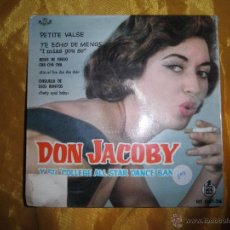 Discos de vinilo: DON JACOBY Y SU COLLEGE ALL STAR DANCE BAND. PETITE VALSE + 3. EP. HISPAVOX 1961