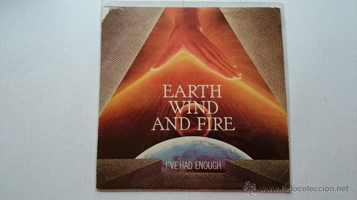 Discos de vinilo: EARTH, WIND & FIRE - IVE HAD ENOUGH / KALIMBA TREE (1981) - Foto 1