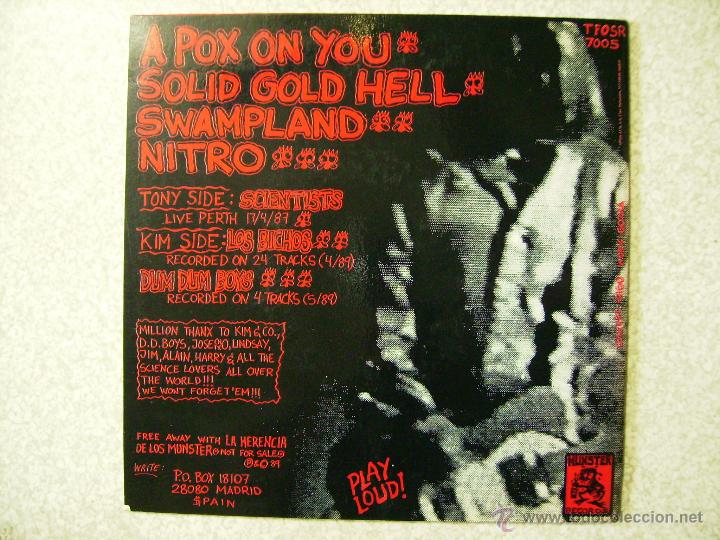 Discos de vinilo: SCIENTSTS.A POX ON YOU + 3...NM - Foto 2