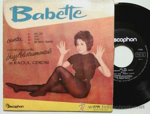 Discos de vinilo: BABETTE -EP- EHI, TU! + 3 RARE SPAIN UNIQUE 1960 - Foto 1