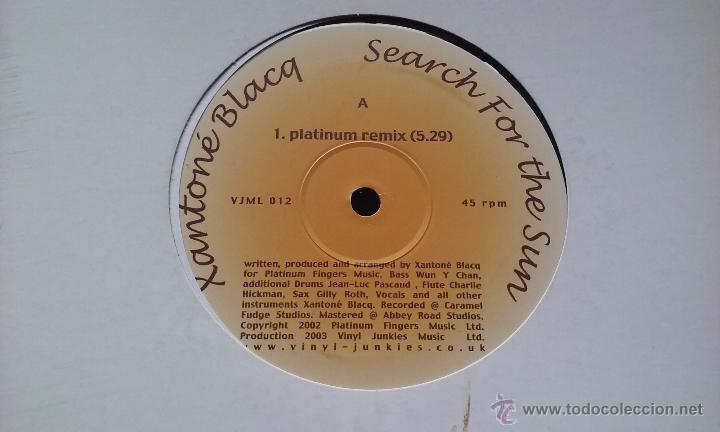 Discos de vinilo: Xanton&eacute; Blacq - Search For The Sun - 2003 - Foto 1