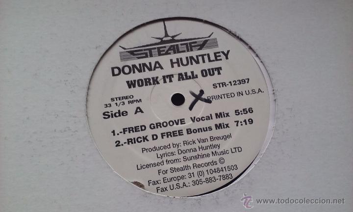 Discos de vinilo: Donna Huntley - Work It All Out - Foto 1