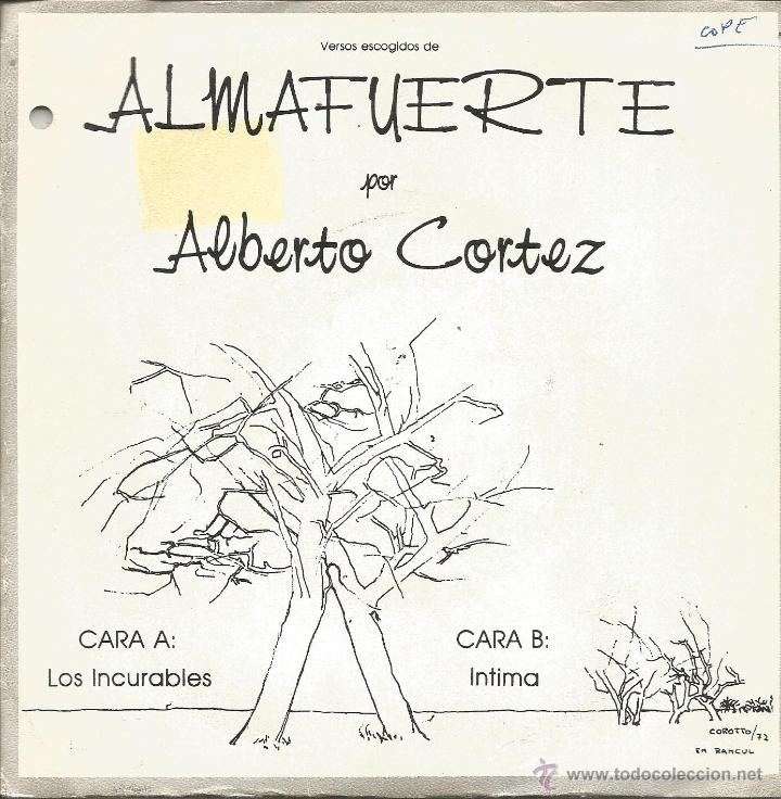 Discos de vinil: ALBERTO CORTEZ-LOS INCURABLES + INTIMA SINGLE VINILO 1989 SPAIN