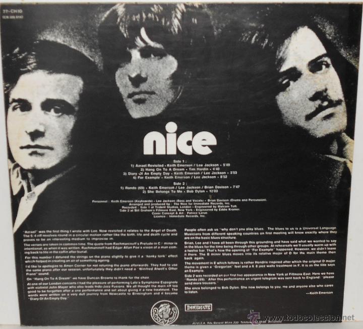 Discos de vinilo: THE NICE - NICE (ESPA&Ntilde;A-1977) - Foto 2