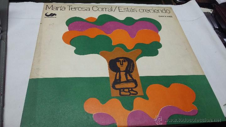 Disques de vinyle: LP MARIA TERESA CORRAL - ESTAS CRECIENDO