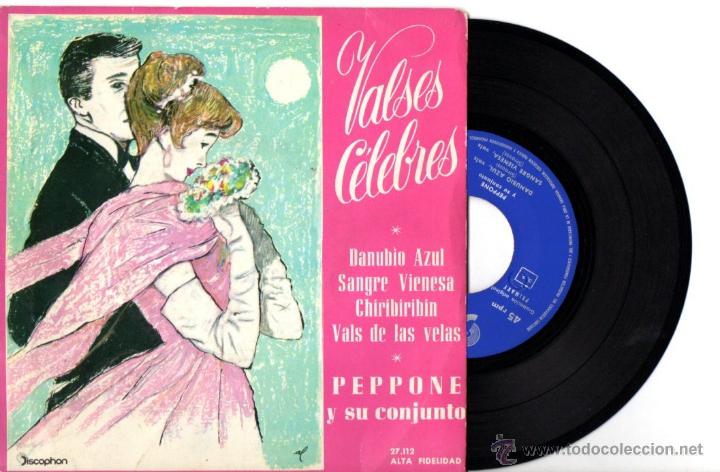 Discos de vinilo: PEPPONE Y SU CONJUNTO : VALSES C&Eacute;LEBRES - Foto 1