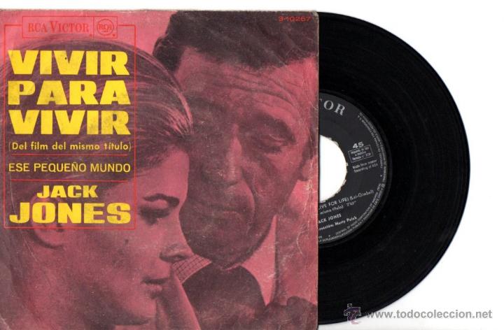 Discos de vinilo: JACK JONES : VIVIR PARA VIVIR - Foto 1