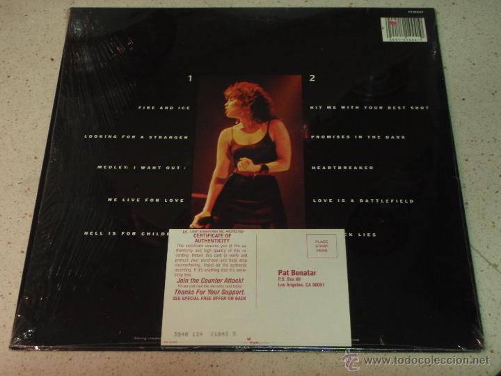 Discos de vinilo: Pat Benatar &lrm;&ndash; Live From Earth, US 1983 Chrysalis - Foto 2