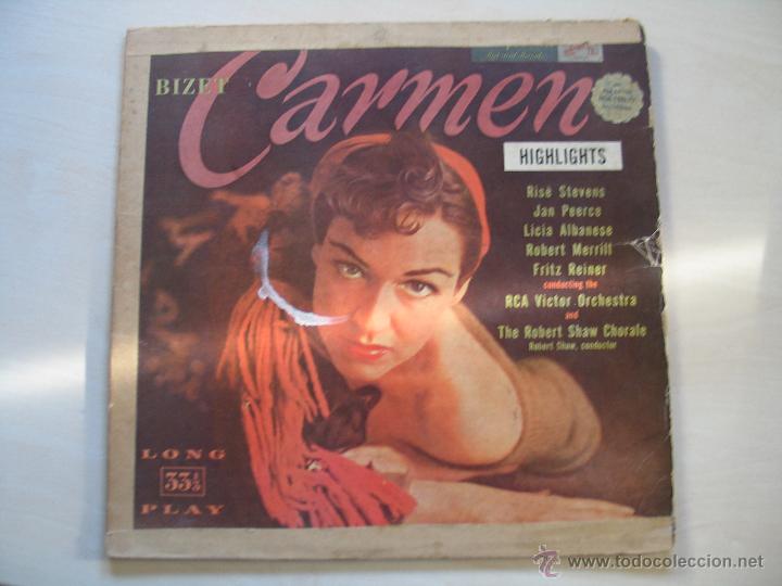 Discos de vinilo: bizet (carmen) - Foto 1