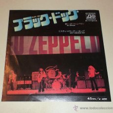 Discos de vinilo: LED ZEPPELIN - BLACK DOG / MISTY MOUNTAIN HOP. JAPONÉS (ATLANTIC 1972)