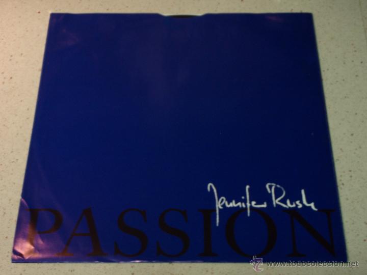 Discos de vinilo: JENNIFER RUSH ( PASSION ) 1988 - HOLANDA LP33 CBS - Foto 3