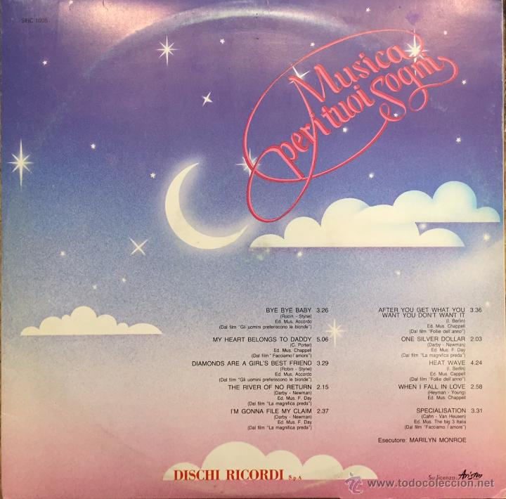 Discos de vinilo: DISCO VINILO MARILYN MONROE. A&Ntilde;O 19 - Foto 2