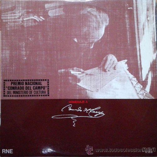 Discos de vinil: HOMENAJE A CONRADO DEL CAMPO - LP VINILO DE 1978 Polina Kotliacskaia Alvaro Quintanilla LP CAJA - 3