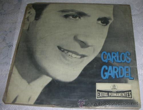 Discos de vinilo: CARLOS GARDEL - EXITOS PERMANENTES - LP DE EDICION ODEON DE URUGUAY - Foto 1