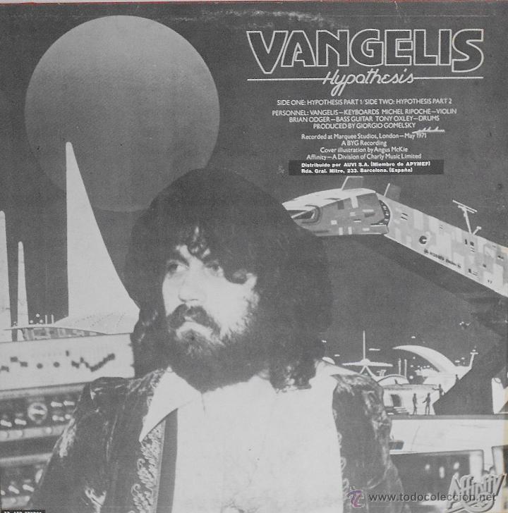 Discos de vinilo: VANGELIS - HYPOTHESIS (ESPA&Ntilde;A-1978) - Foto 2