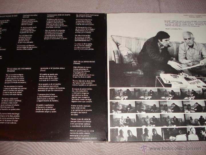Discos de vinilo: MANUEL GERENA - CANTANDO A LA LIBERTAD - Foto 3