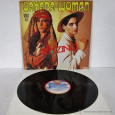 Discos de vinilo: KAZINO - SAHARA WOMAN / AROUND MY DREAM - MX - SANNI RECORDS 1985 SPAIN ITALODISCO VINILO MINT