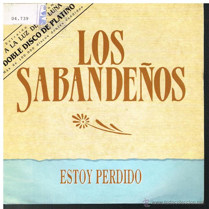 Discos de vinilo: Los Sabande&ntilde;os - Estoy perdido - Single 1990 - Promo - Foto 1