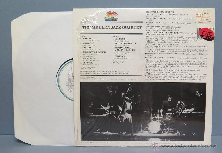 Discos de vinilo: LP. THE MODERN JAZZ QUARTET. MILAN - Foto 2