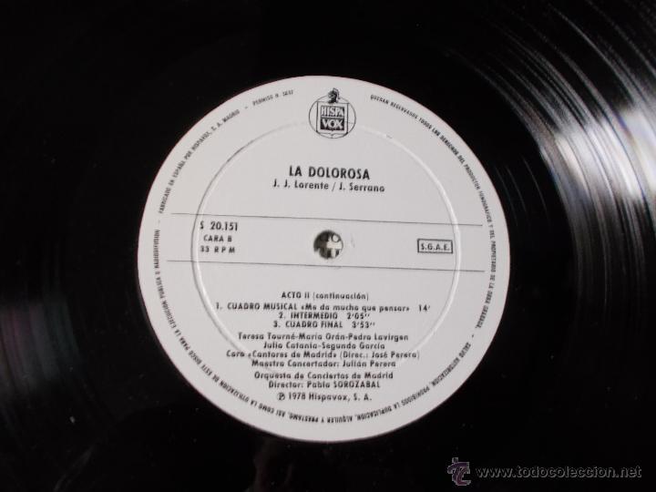 Discos de vinilo: LA DOLOROSA. JOS&Eacute; SERRANO - Foto 2