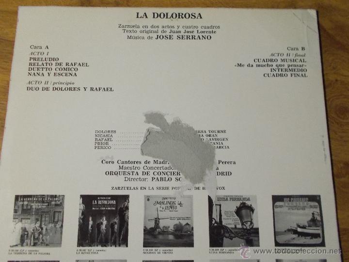Discos de vinilo: LA DOLOROSA. JOS&Eacute; SERRANO - Foto 3