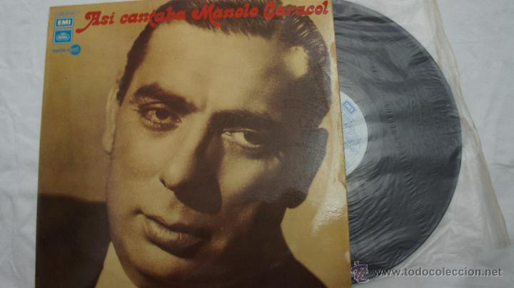 Discos de vinilo: ASI CANTABA MANOLO CARACOL - 1973 - Foto 1