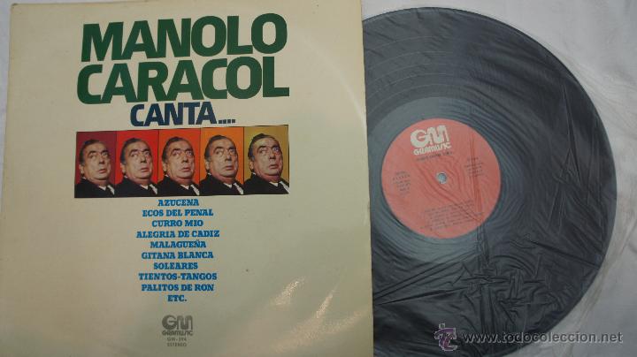Discos de vinilo: MANOLO CARACOL CANTA - 1975 - Foto 1