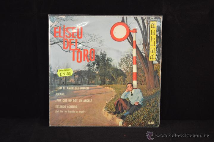 Discos de vinilo: ELISEO DEL TORO - ESTANDO CONTIGO +3 - EP - Foto 1