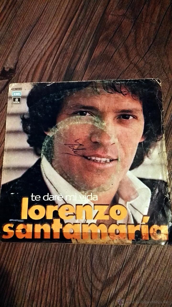 Discos de vinilo: Lorenzo Santamar&iacute;a. Single vinilo. - Foto 1