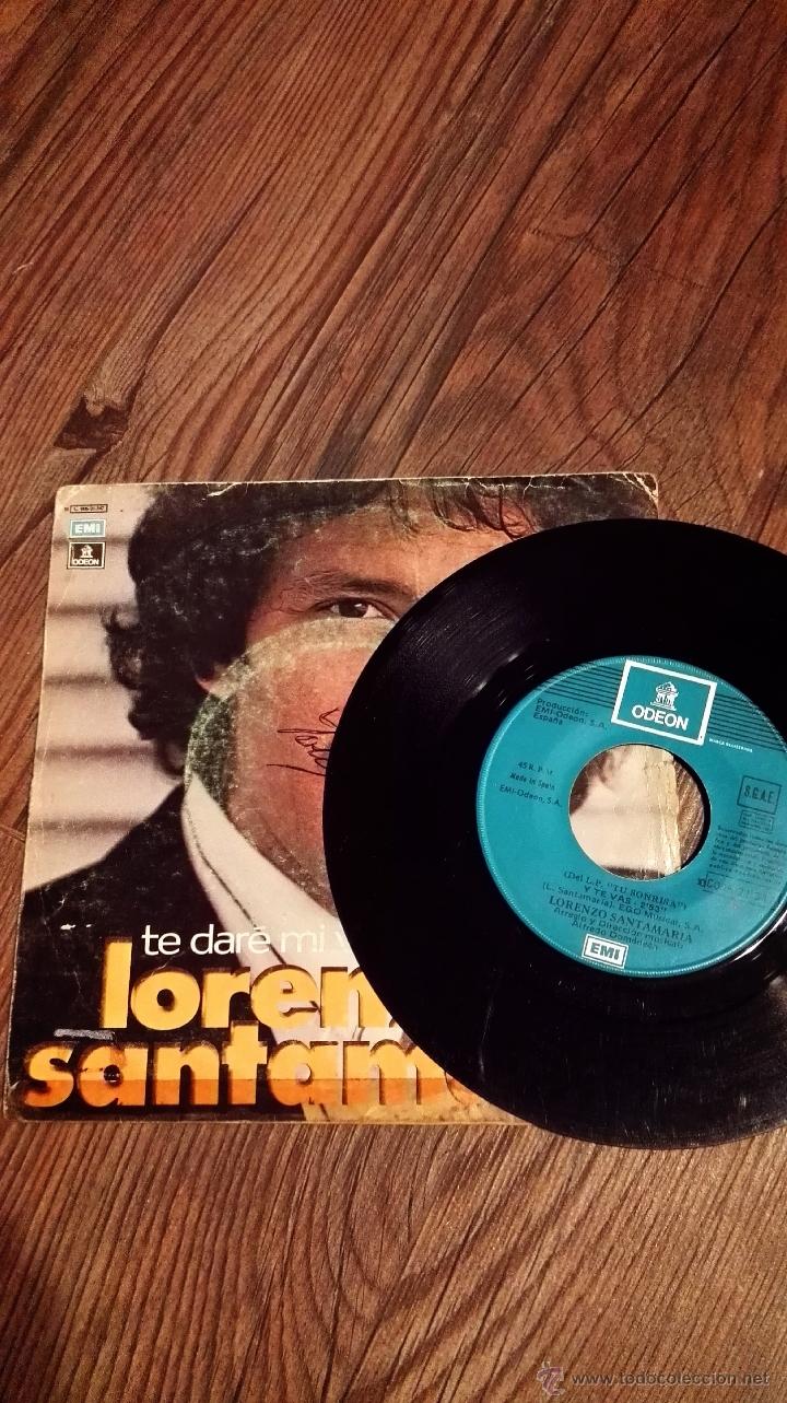 Discos de vinilo: Lorenzo Santamar&iacute;a. Single vinilo. - Foto 3
