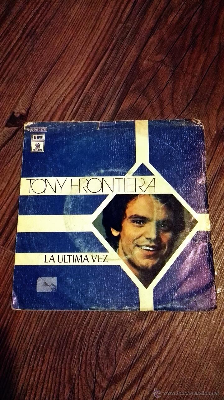 Discos de vinilo: Tony Frontiera. Single vinilo. - Foto 1