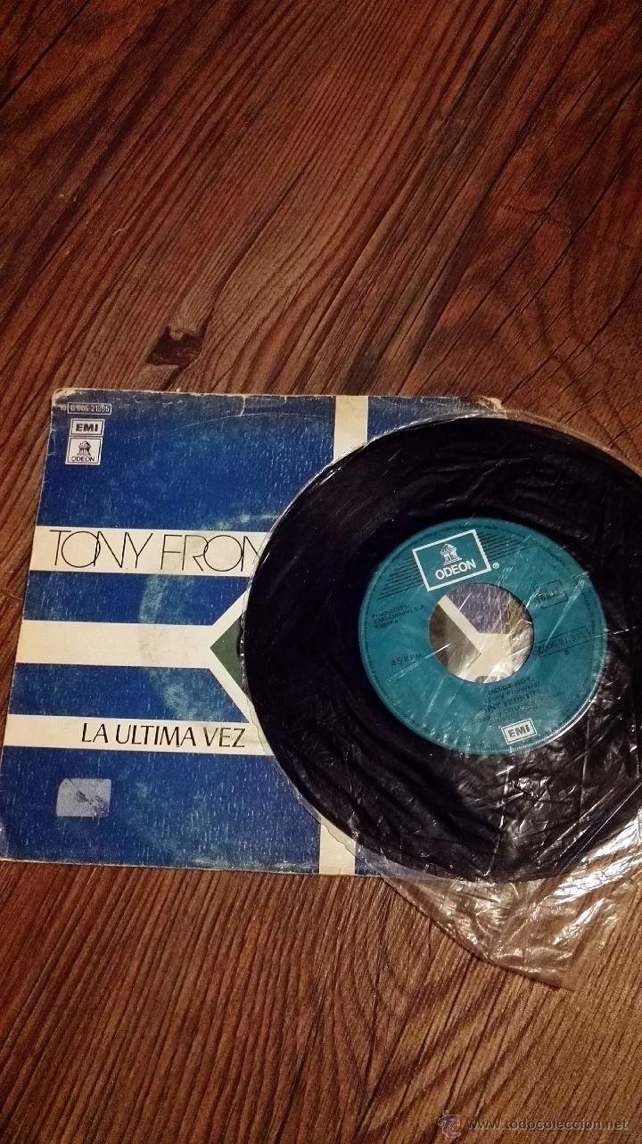 Discos de vinilo: Tony Frontiera. Single vinilo. - Foto 3