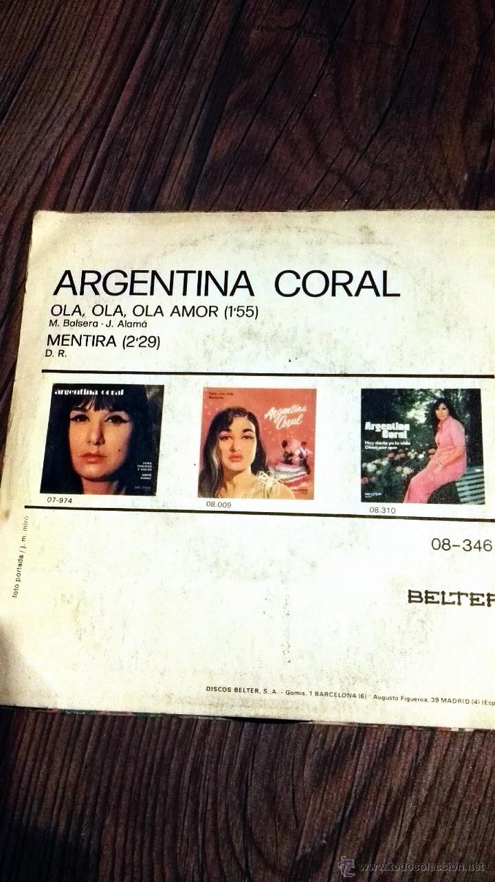 Discos de vinilo: Argentina Coral. Sigle vinilo - Foto 2