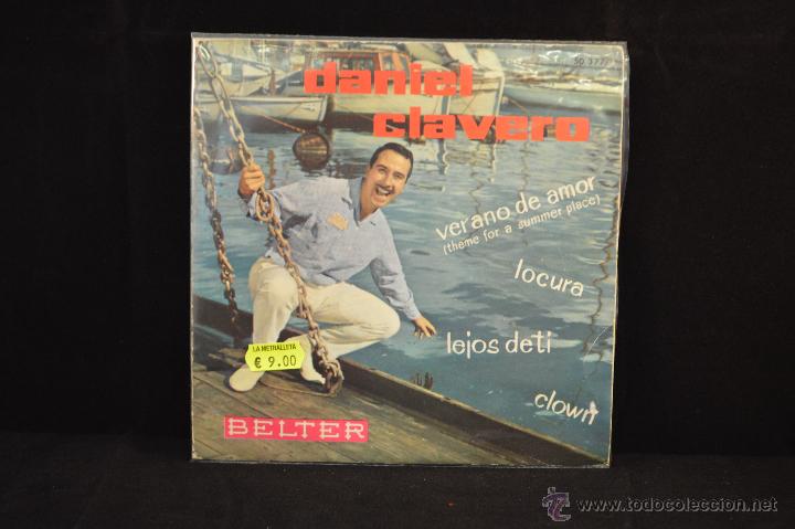 Discos de vinilo: DANIEL CLAVERO - VERANO DE AMOR +3 - EP - Foto 1
