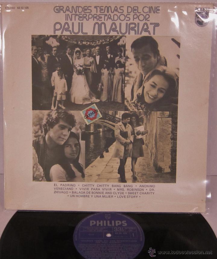 paul mauriat grandes temas del cine lp el Compra venta en