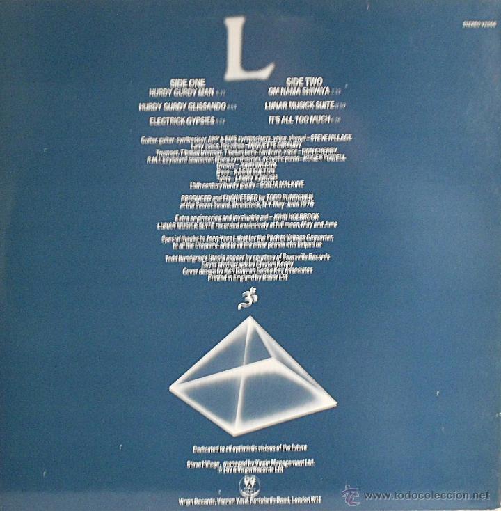 Discos de vinilo: STEVE HILLAGE - L (INGLATERRA-1976) - Foto 2