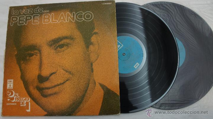 Discos de vinilo: LA VOZ DE PEPE BLANCO - 2 LPs - 1976 - Foto 1
