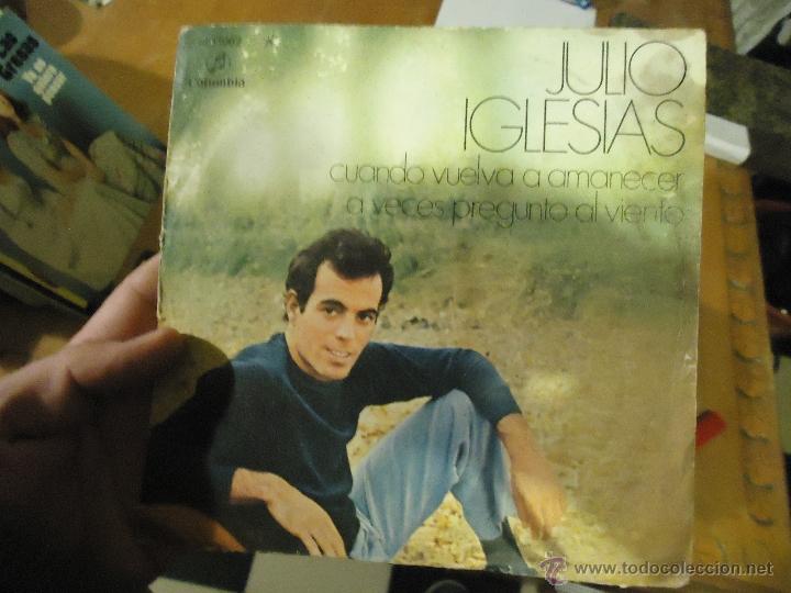 Discos de vinilo: peque&ntilde;o disco single - julio iglesias - Foto 1