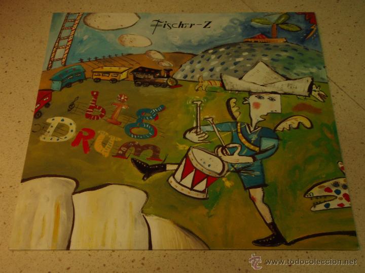 Discos de vinilo: Fischer-Z &ndash; Big Drum Germany 1988 Ariola - Foto 1