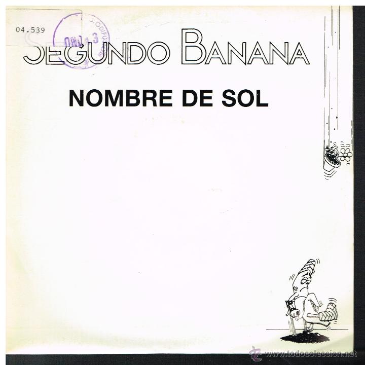 Discos de vinilo: Segundo Banana - Nombre de sol - Single 1990 - Foto 1