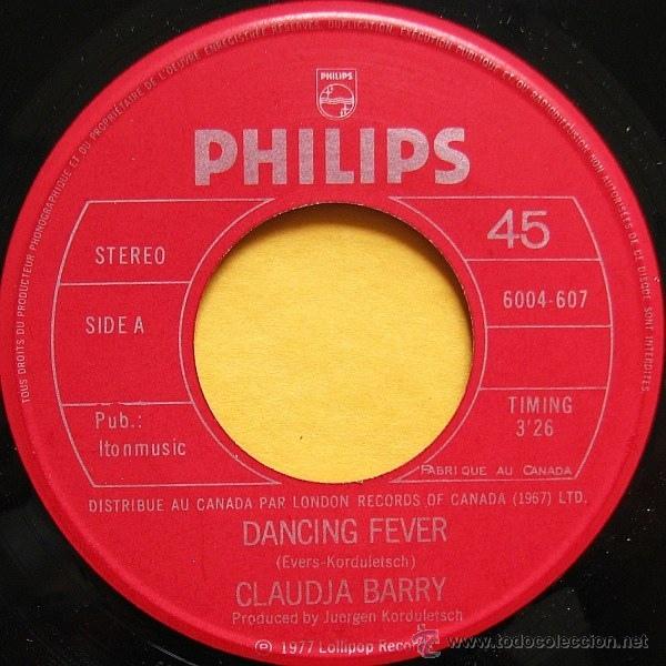 Discos de vinilo: Claudja Barry - Dancing Fever / Summertime - Foto 1